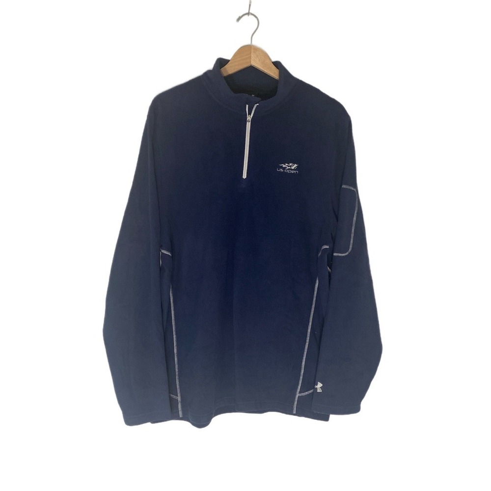 Under Armour US Open Tennis 1/4 Zip Pullover Navy‎ Large